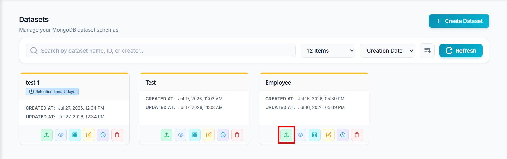 Upload Data